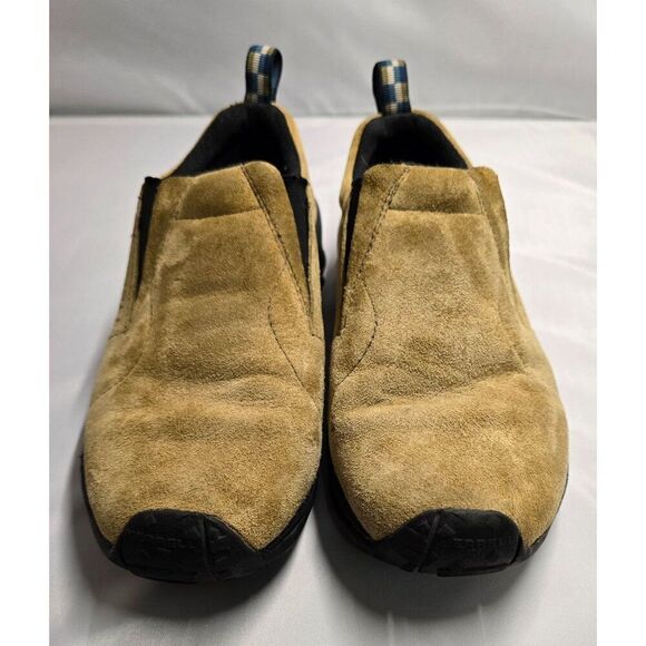 Merrell Womens  Suede Jungle Moc Slip-On Shoes Sz 7 hiking granola girl gorpcore - Picture 5 of 11